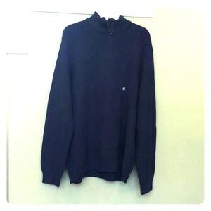 Chaps Classic-Fit Quarter-Zip Mockneck Sweater, XL